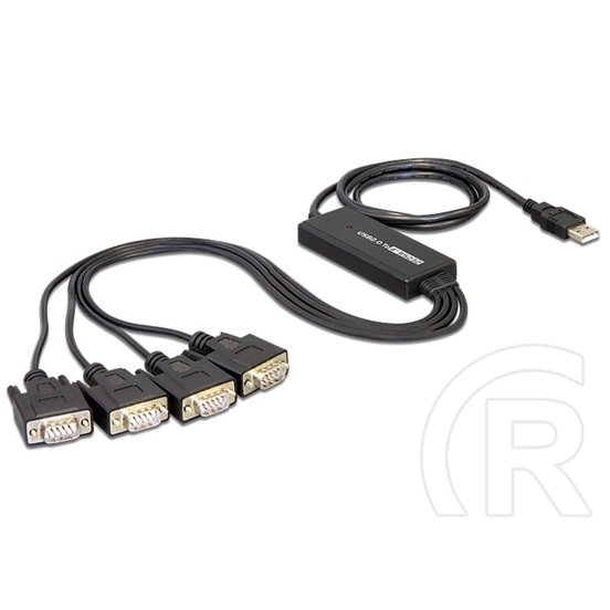 Delock USB - 4 x soros átalakító (4 x DB9) 1,4 m
