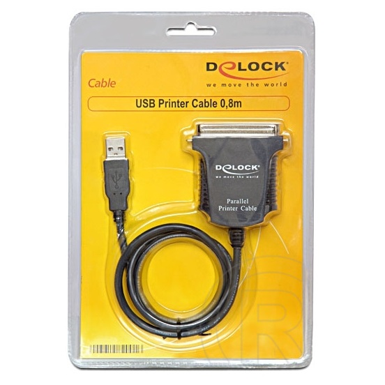 Delock USB 1.1 - Centronics IEEE1284 kábel (0,8 m)