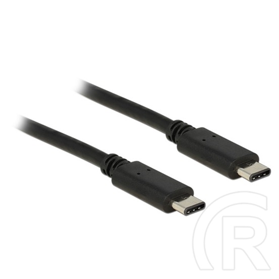 Delock USB 2.0 kábel (C-C, 1 m, fekete)