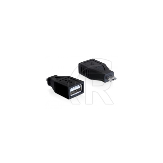 Delock USB 2.0 adapter micro-B (M) > USB 2.0-A (F)