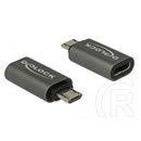 Delock USB 2.0 adapter (micro-B dugó / C ajzat)