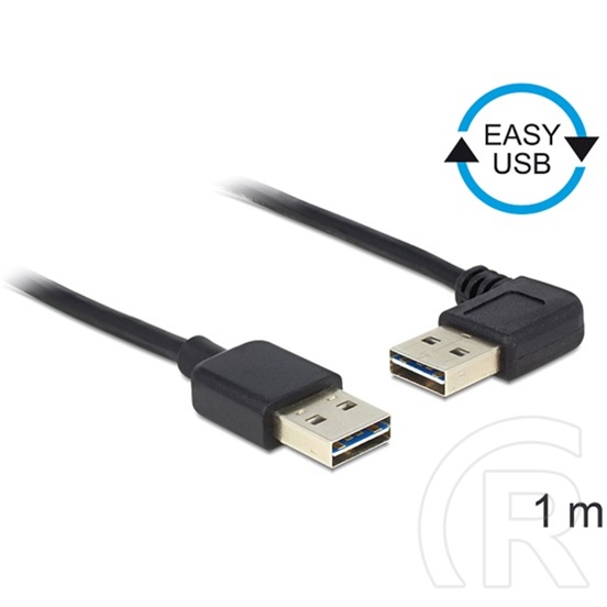 Delock USB 2.0 kábel A-A (Easy-USB) 90° 1 m