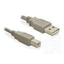 Delock USB 2.0 kábel (A-B, 1,8 m, bézs)