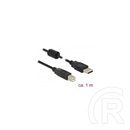 Delock USB 2.0 kábel A-B 1 m