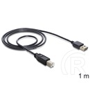 Delock USB 2.0 kábel (A-B, 1 m, Easy-USB, fekete)