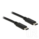 Delock USB 2.0 kábel (C-C, 0,5 m, fekete)