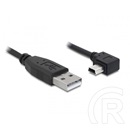 Delock USB 2.0 kábel (USB-A 2.0 apa / mini USB-B könyök 5 tűs apa, 3 m)