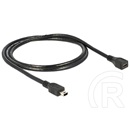 Delock USB 2.0 hosszabbító kábel (5 pin mini-B dugó / 5 pin mini-B aljzat, 1 m, fekete)