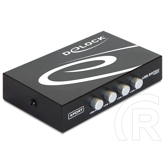 Delock USB 2.0 switch 4 port, manuális
