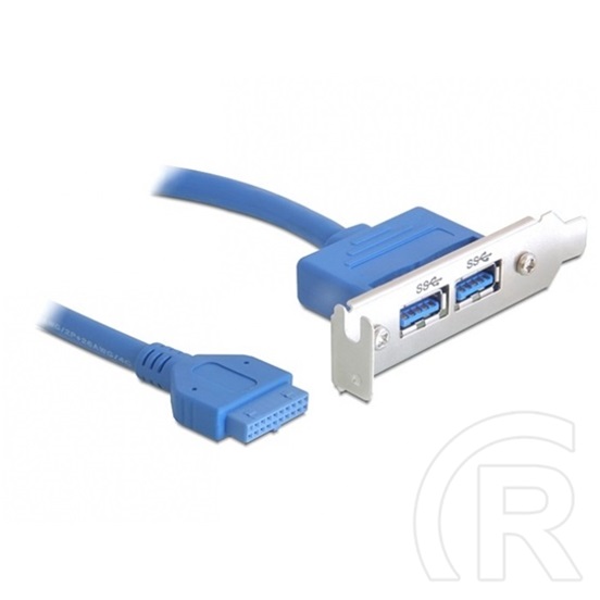 Delock USB 3.0 hátlapi kivezetés (2 port)