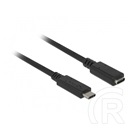 Delock USB 3.0 hosszabbító kábel (C-C, 2 m, fekete)