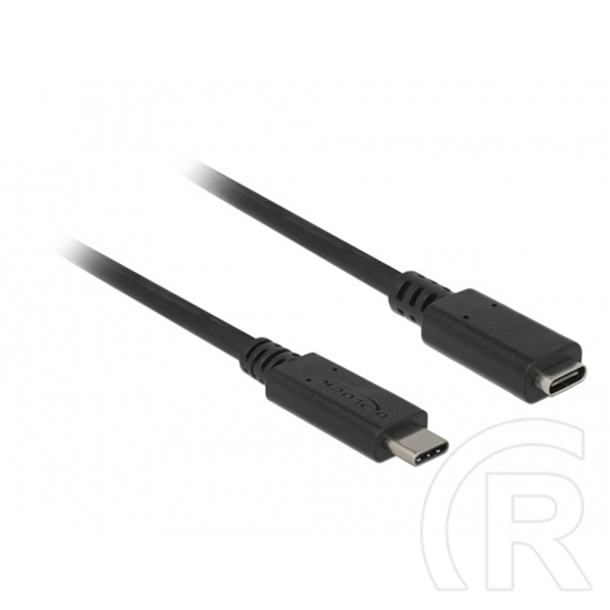 Delock USB 3.0 hosszabbító kábel (C dugó / C aljzat, 2 m, fekete)