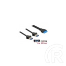 Delock USB 3.0 kábel 2 x A (F) - 1 x 19 pin (F) 80 cm