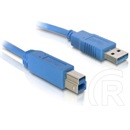 Delock USB 3.0 kábel (A-B, 1 m, kék)