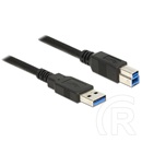 Delock USB 3.0 kábel (A-B, 2 m, fekete)