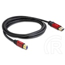 Delock USB 3.0 kábel (A-B, 5 m, prémium, fekete)