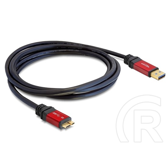 Delock USB 3.0 mikro kábel 2 m prémium (Type-A dugó / mikro-B dugó)