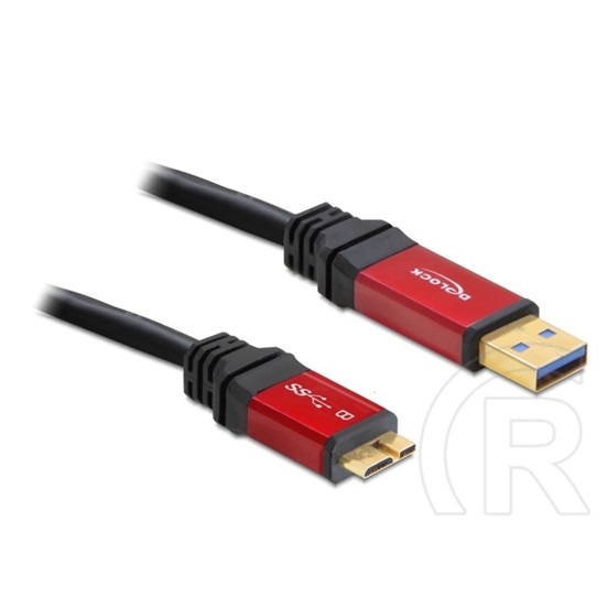 Delock USB 3.0 mikro kábel 3 m prémium (Type-A dugó / mikro-B dugó)