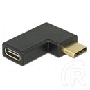 Delock USB 3.1 Gen2 (M) - (F) ívelt adapter