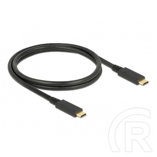 Delock USB 3.1 kábel (C-C, 1 m, E-marker, PD, fekete)