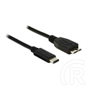 Delock USB 3.1 kábel (C dugó / micro-B dugó, 1 m, fekete)