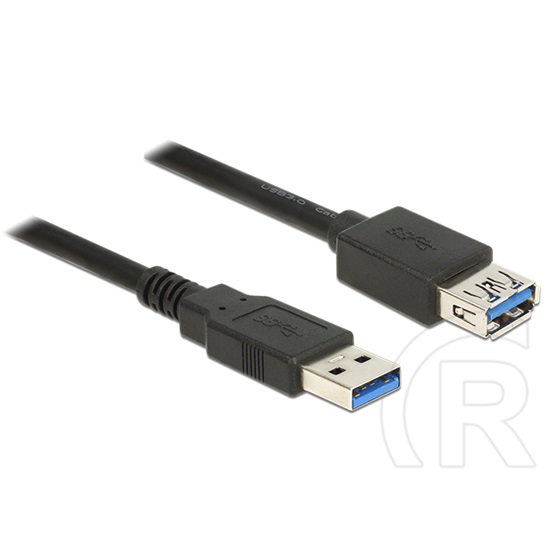 Delock USB 5 Gb/s hosszabbító kábel 3 m (USB-A 3.0 dugó / USB-A 3.0 hüvely, fekete)