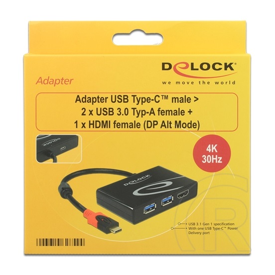 Delock USB Hub + HDMI