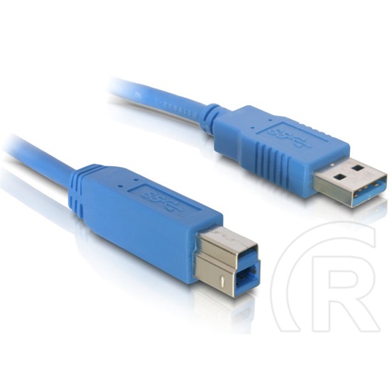 Delock USB 3.0 kábel (A-B, 2 m, kék)