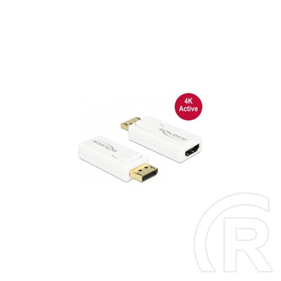 Delock adapter DisplayPort 1.2 - HDMI 4K (fehér)