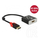 Delock adapter DisplayPort 1.4 (M) - HDMI (F) (4K@60Hz, active, fekete)