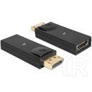 Delock adapter DisplayPort (M) > HDMI (F) (fekete)