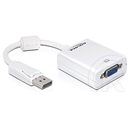 Delock adapter DisplayPort (M) - VGA (F) (fehér)