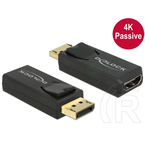 Delock adapter Displayport 1.2 (M) HDMI 4K (F)