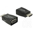 Delock adapter HDMI (M) > VGA (F) mikro USB táp