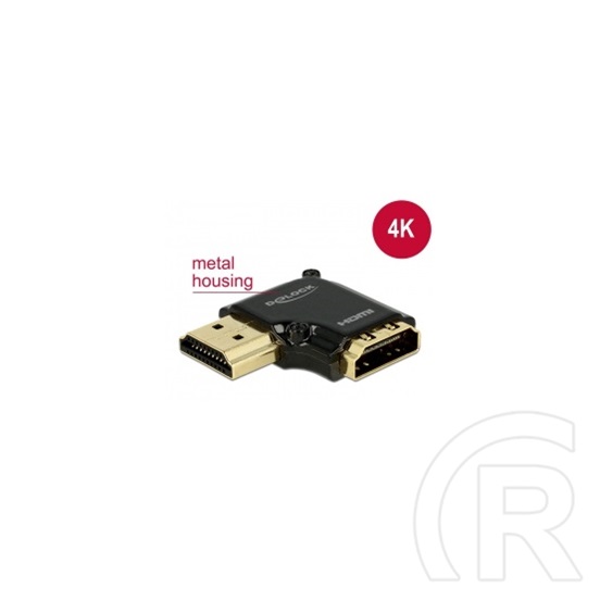 Delock adapter HDMI (F) - HDMI (M) 4K with Ethernet 90°