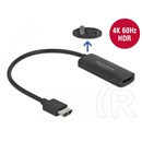 Delock adapter HDMI (M) - DisplayPort (F) + USB Micro-B (F)