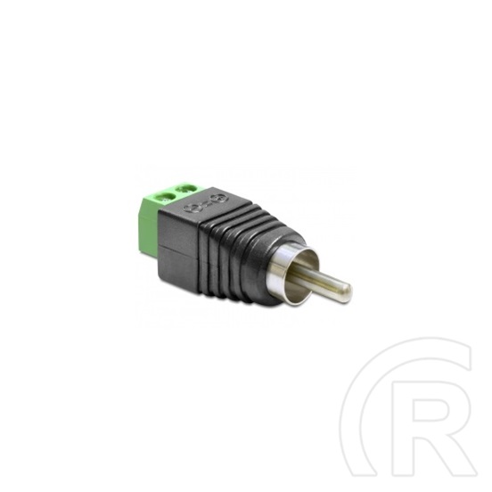Delock adapter RCA (M) - 2 pin terminálblokk