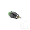 Delock adapter RCA (M) - 2 pin terminálblokk