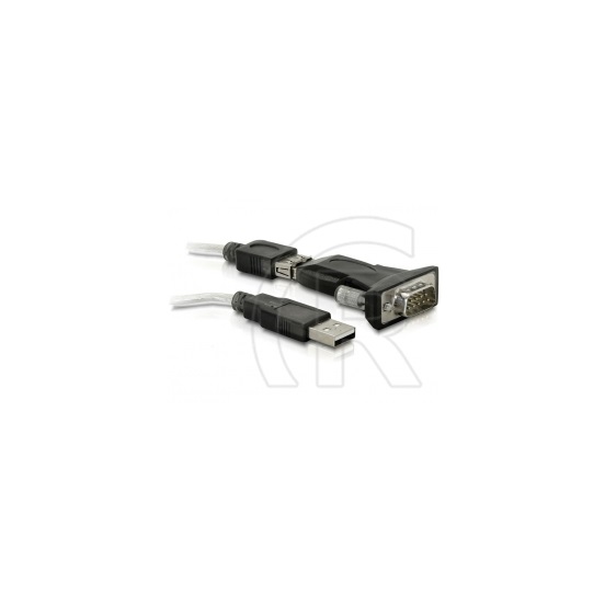 Delock adapter USB 2.0-A (M) - serial (DB9 (M))