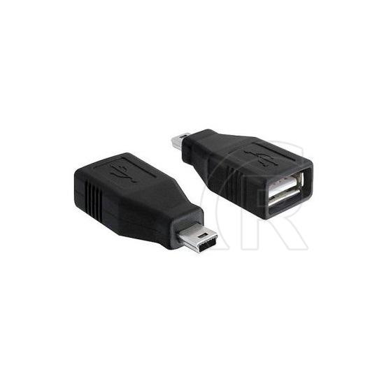 Delock adapter USB 2.0 (F) - USB mini (M)