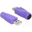 Delock adapter USB (M) - PS/2 (F)