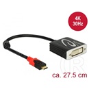 Delock adapter USB Type-C (M) - DVI 4K (F) csatlakozóhüvellyel