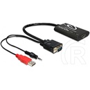 Delock adapter VGA - HDMI (audióval)