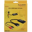 Delock adapter VGA - HDMI (audióval)