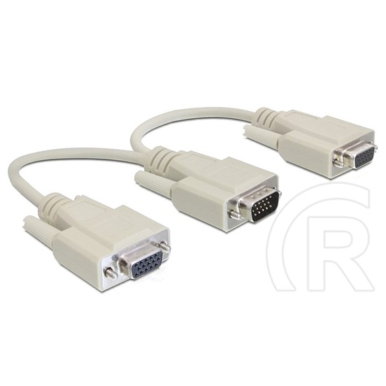 Delock adapter VGA (M) - 2 x VGA (F)