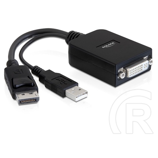 Delock adapter aktív DisplayPort (M) - DVI-D (F)