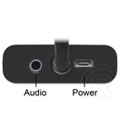 Delock adapter displayport 1.1 (M) - VGA (F) + táp + audio (fekete)