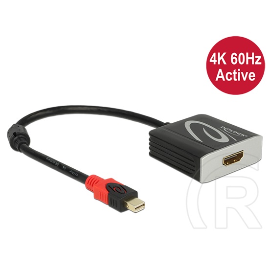 Delock adapter mini DisplayPort (M) - HDMI (F) (4K, 60 Hz, aktív)