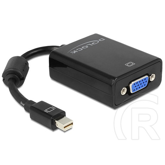 Delock adapter mini DisplayPort (M) - VGA (F) (fekete)