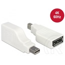 Delock adapter mini DisplayPort (M) 1.2 - DisplayPort (F) 4K (fehér)